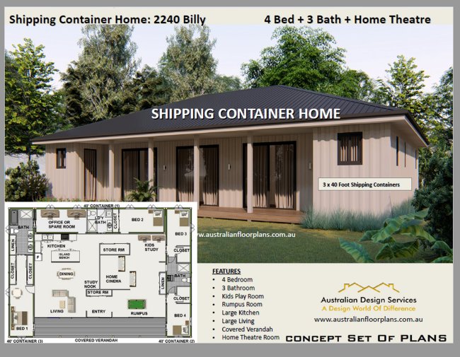 container home 3 bedroom